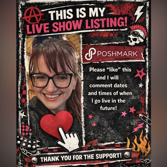 **LIVE** Come Hang Out And Shop Two Wonderful Closets Sunday March 1st 12pm pst - Picture 3 of 3